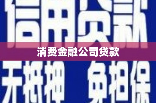 港南消费金融公司贷款