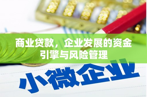 港南商业贷款，企业发展的资金引擎与风险管理