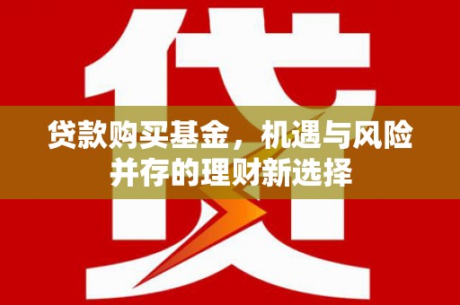 港南贷款购买基金，机遇与风险并存的理财新选择