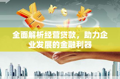 港南全面解析经营贷款，助力企业发展的金融利器