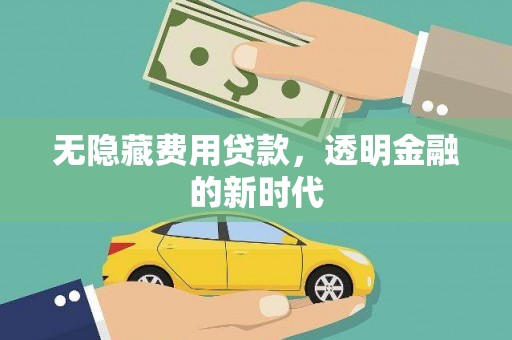 港南无隐藏费用贷款，透明金融的新时代