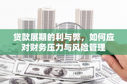 港南贷款展期的利与弊，如何应对财务压力与风险管理