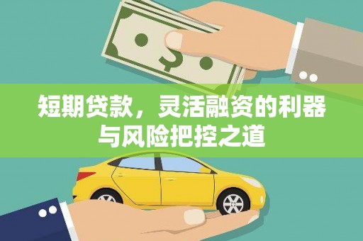 港南短期贷款，灵活融资的利器与风险把控之道