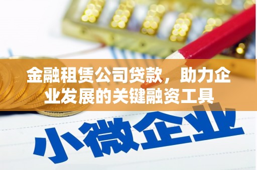 港南金融租赁公司贷款，助力企业发展的关键融资工具