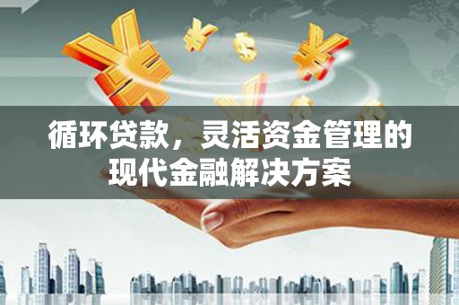 港南循环贷款，灵活资金管理的现代金融解决方案