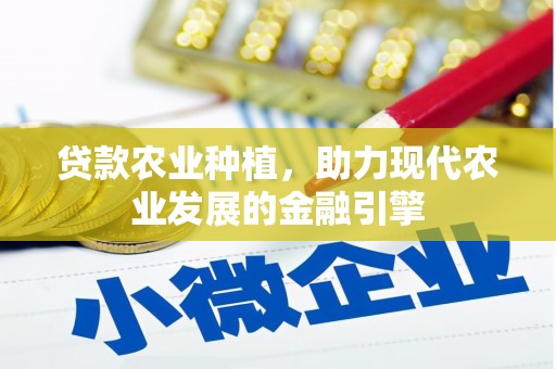 港南贷款农业种植，助力现代农业发展的金融引擎