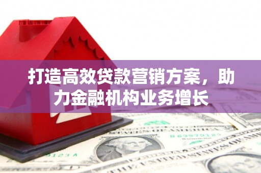 港南打造高效贷款营销方案，助力金融机构业务增长