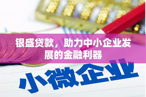 港南银盛贷款，助力中小企业发展的金融利器
