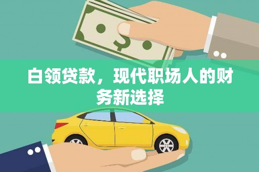 港南白领贷款，现代职场人的财务新选择