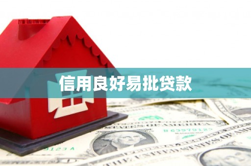 港南信用良好易批贷款