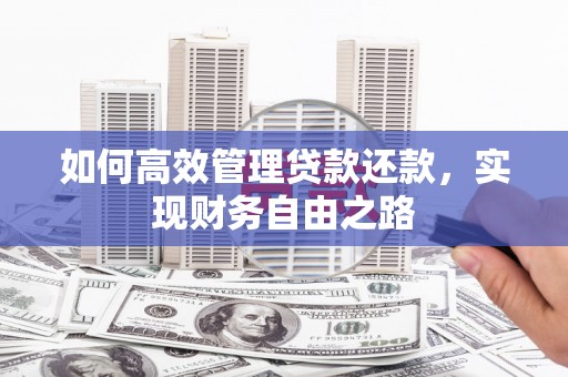 港南如何高效管理贷款还款，实现财务自由之路