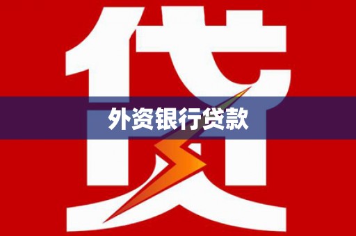 港南外资银行贷款