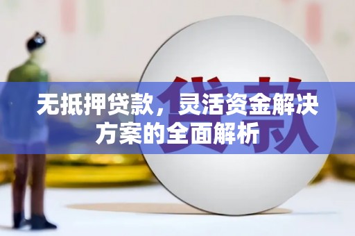 港南无抵押贷款，灵活资金解决方案的全面解析