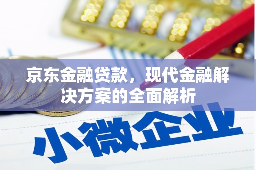 港南京东金融贷款，现代金融解决方案的全面解析