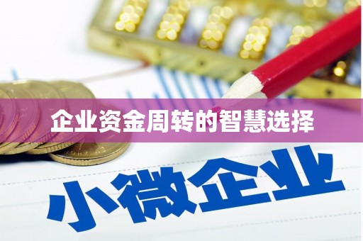港南企业资金周转的智慧选择