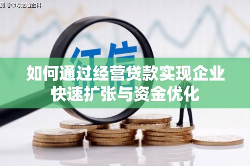 港南如何通过经营贷款实现企业快速扩张与资金优化