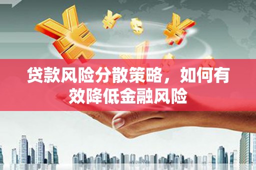 港南贷款风险分散策略，如何有效降低金融风险