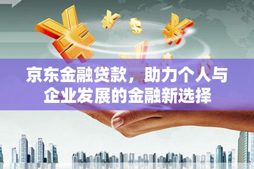 港南京东金融贷款，助力个人与企业发展的金融新选择