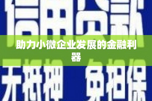 港南助力小微企业发展的金融利器