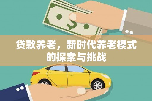 港南贷款养老，新时代养老模式的探索与挑战