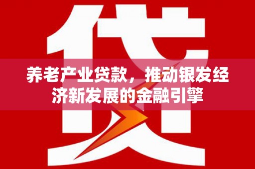 港南养老产业贷款，推动银发经济新发展的金融引擎