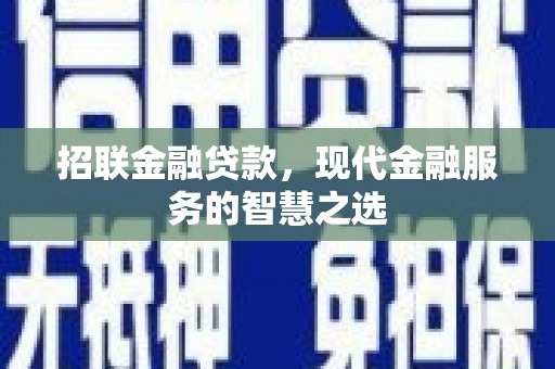 港南招联金融贷款，现代金融服务的智慧之选
