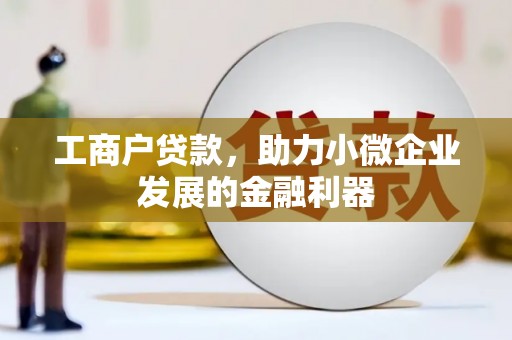 港南工商户贷款，助力小微企业发展的金融利器