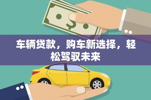 港南车辆贷款，购车新选择，轻松驾驭未来