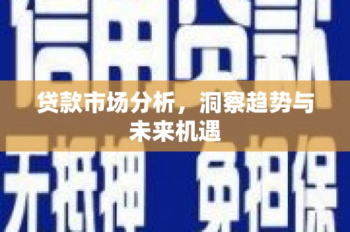 港南贷款市场分析，洞察趋势与未来机遇