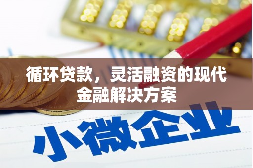 港南循环贷款，灵活融资的现代金融解决方案