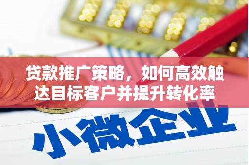 港南贷款推广策略，如何高效触达目标客户并提升转化率