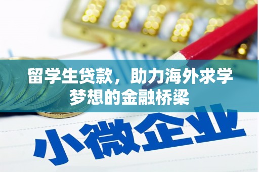 港南留学生贷款，助力海外求学梦想的金融桥梁