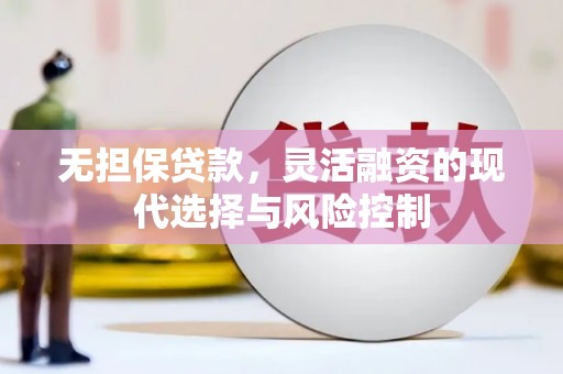 港南无担保贷款，灵活融资的现代选择与风险控制