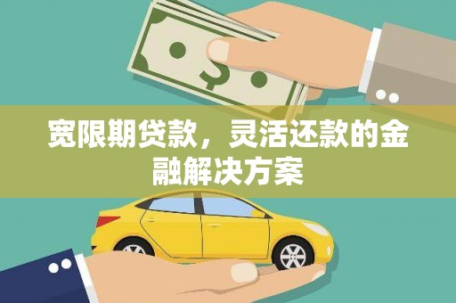 港南宽限期贷款，灵活还款的金融解决方案