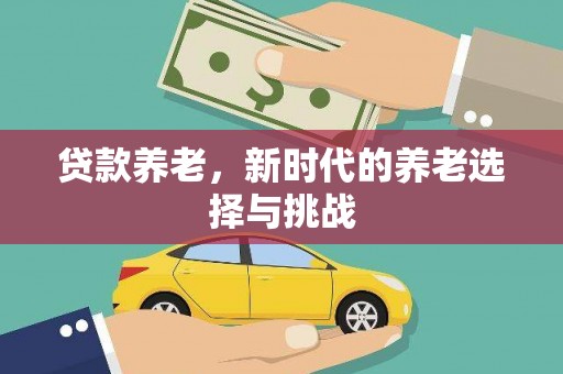 港南贷款养老，新时代的养老选择与挑战