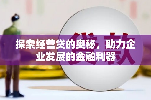 港南探索经营贷的奥秘，助力企业发展的金融利器