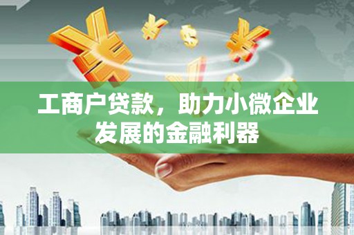 港南工商户贷款，助力小微企业发展的金融利器