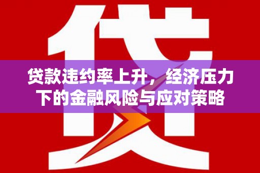 港南贷款违约率上升，经济压力下的金融风险与应对策略