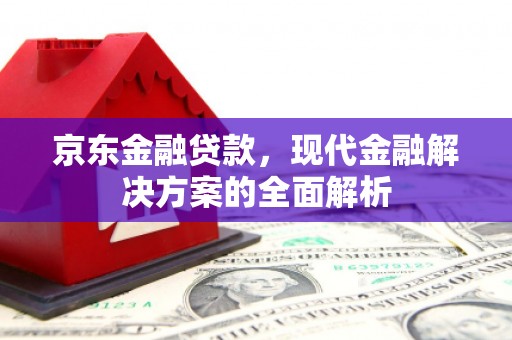 港南京东金融贷款，现代金融解决方案的全面解析