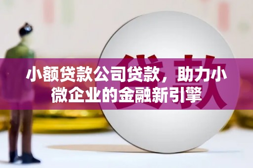 港南小额贷款公司贷款，助力小微企业的金融新引擎