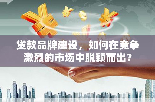 港南贷款品牌建设，如何在竞争激烈的市场中脱颖而出？