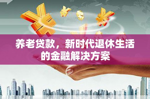 港南养老贷款，新时代退休生活的金融解决方案