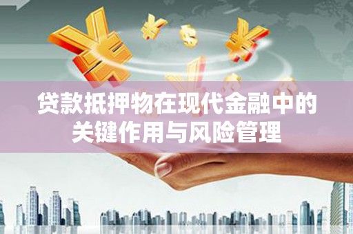 港南贷款抵押物在现代金融中的关键作用与风险管理