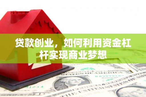 港南贷款创业，如何利用资金杠杆实现商业梦想