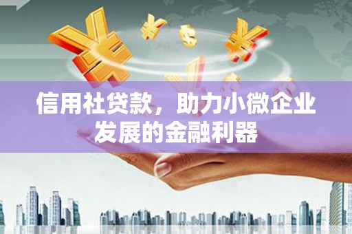 港南信用社贷款，助力小微企业发展的金融利器