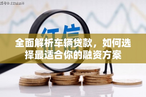 港南全面解析车辆贷款，如何选择最适合你的融资方案