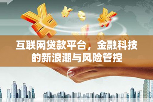 港南互联网贷款平台，金融科技的新浪潮与风险管控
