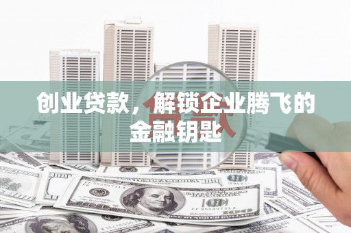 港南创业贷款，解锁企业腾飞的金融钥匙