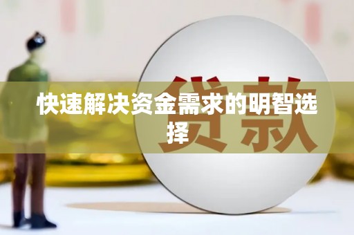 港南快速解决资金需求的明智选择