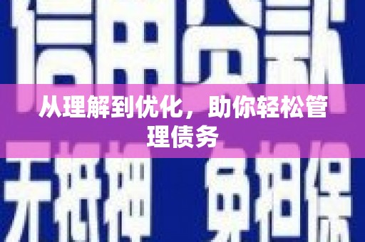 港南从理解到优化，助你轻松管理债务